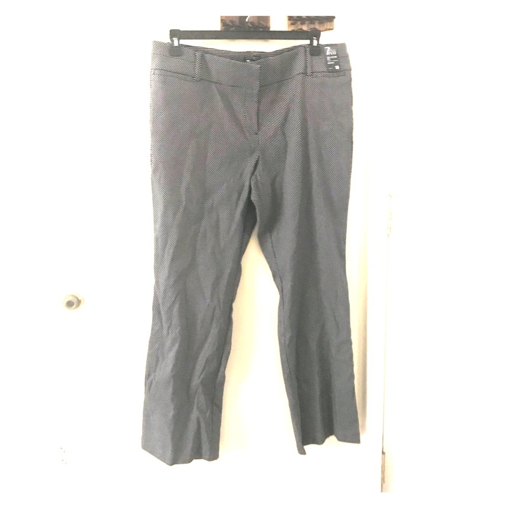 Black w/ White Polka Dots Dress Pants